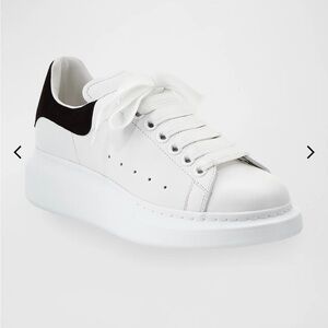 Alexander McQueen White and Black Sneakers